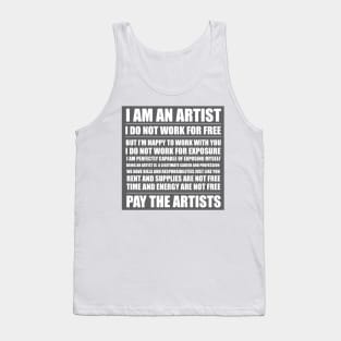 I Am An Artist Tank Top